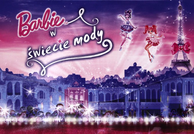 Megapack: Barbie w świecie mody (Teczka A4 + kolorowanka cudowny świat księżniczek, kredki, puzzle) [DVD]
