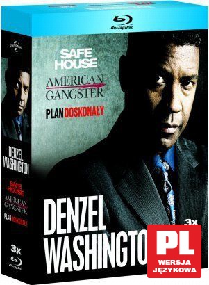 Denzel Washington: American gangster / Safe House / Plan doskonały [BOX] [3Blu-Ray]