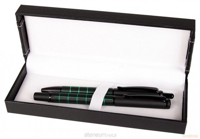Pióro + długopis Dorian w etui 38 zielony
