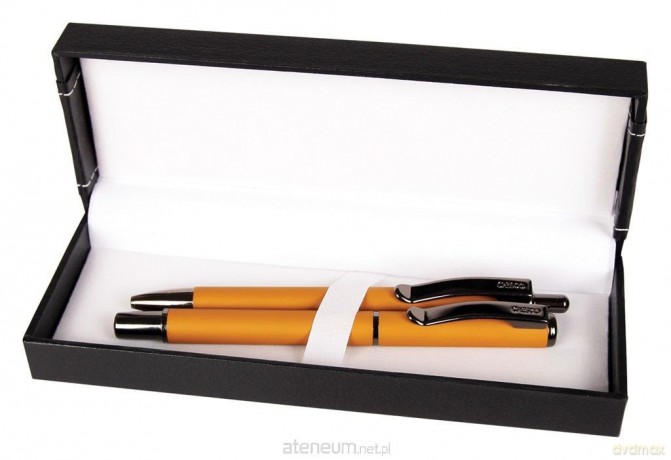 Pióro + długopis Master Gun w etui 38 musztardowy