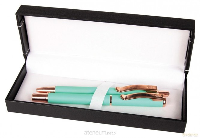 Pióro + długopis Master w etui 38 zielony