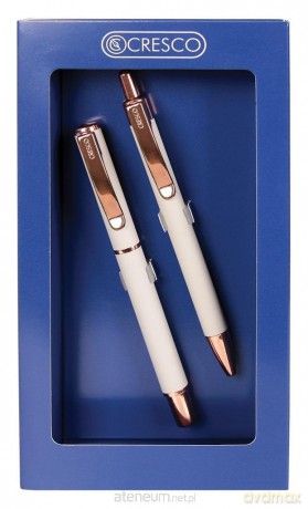 Pióro + długopis Master w etui GB szary