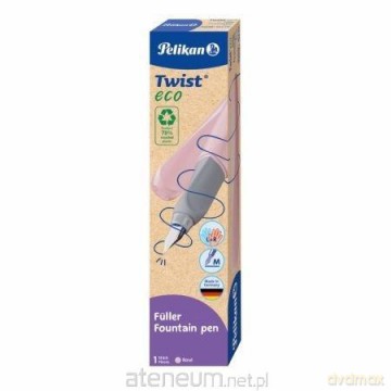 Pióro wieczne Twist Eco M różowe