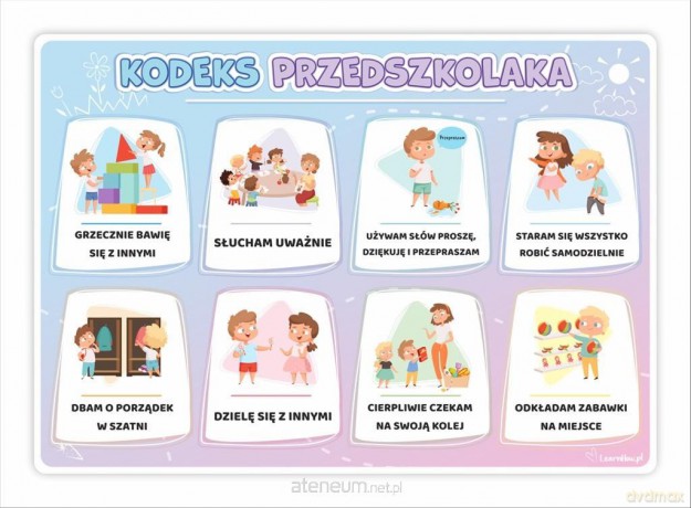 Plakat edukacyjny - Kodeks przedkoszlaka A3