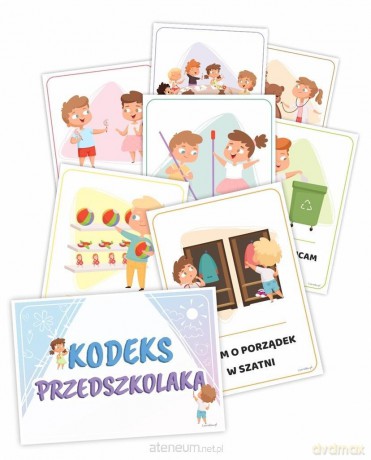 Plansze A5 Kodeks Przedszkolaka 17 kart [KSIĄŻKA]