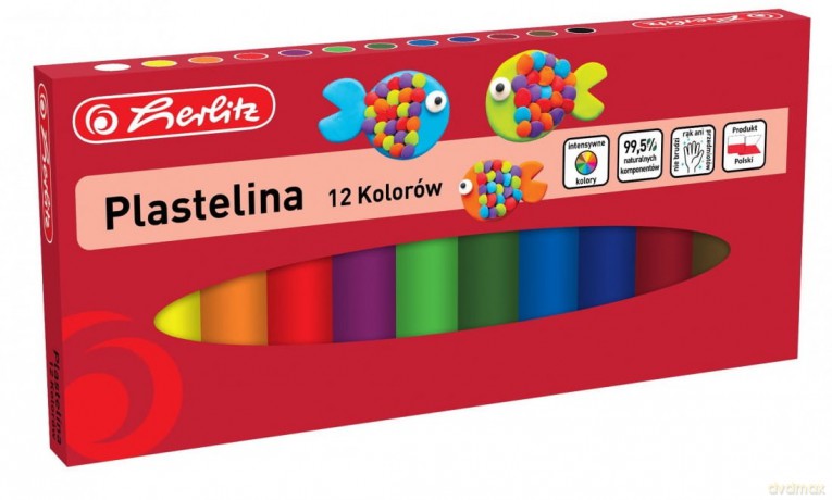 Plastelina 12 kolorów