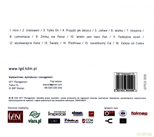 TGD: Uratowani (Trzecia Godzina Dnia) (digipack) [CD]