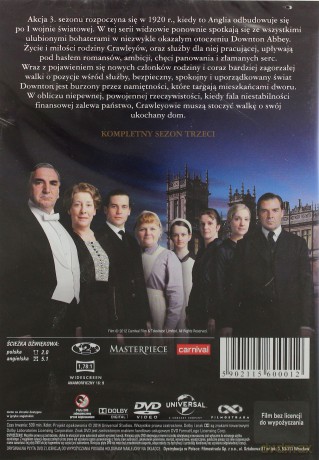 Downton Abbey sezon 3 [4DVD]