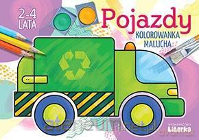 Pojazdy - kolorowankamalucha 2-4 lata [KSIĄŻKA]