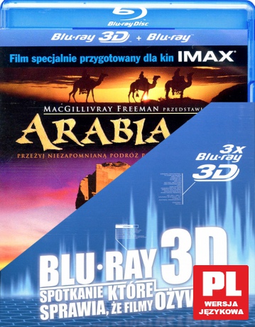 Arabia 3D/ Wieki Kanion 3D/ Legendy Przestworzy 3D [BOX] [3xBlu-Ray 3D]