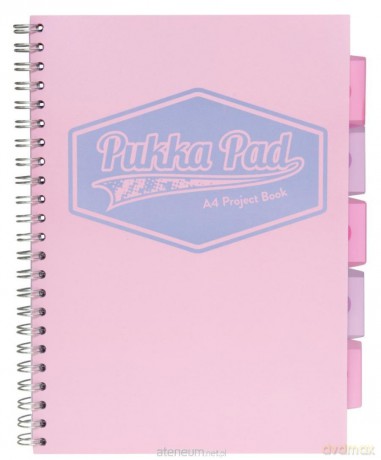 Project Book Pastel A4/100K kratka róż (3 szt)