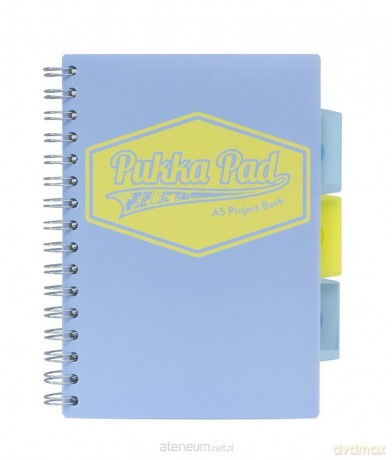 Project Book Pastel A5/200K kratka nieb. (3 szt)