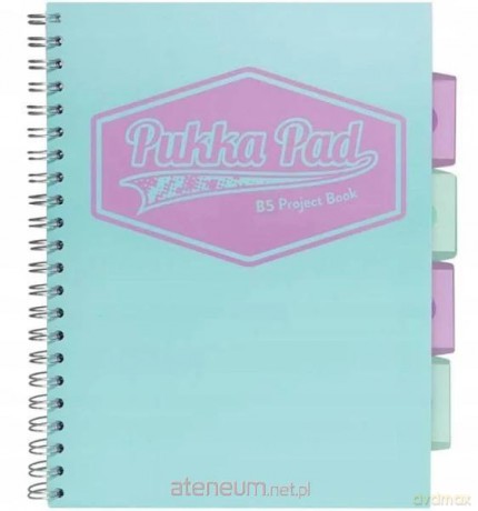 Project Book Pastel B5/100K kratka morski (3 szt)