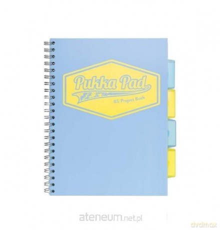 Project Book Pastel B5/100K kratka nieb. (3 szt)