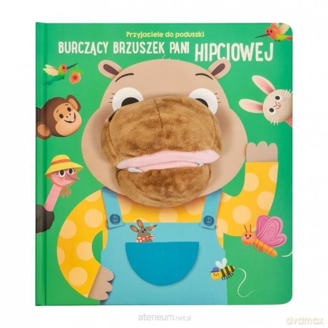 Przyjaciele do poduszki. Hipopotam [KSIĄŻKA]