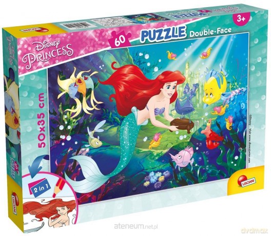 Puzzle dwustronne 60 Mała Syrenka [PUZZLE]
