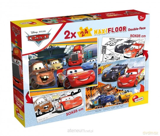 Puzzle dwustronne Maxi 2x24 Cars [PUZZLE]