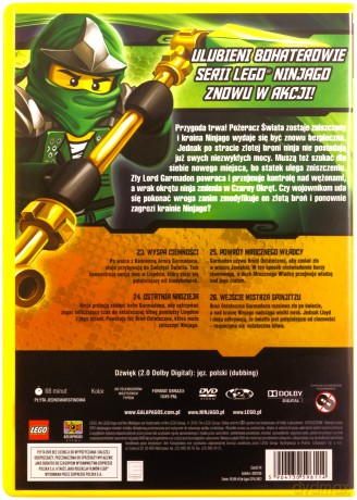 LEGO Ninjago Rok węży część 6 Przygoda trwa [DVD]