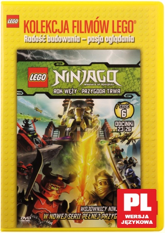 LEGO Ninjago Rok węży część 6 Przygoda trwa [DVD]