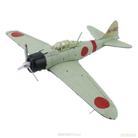 Puzzle Metalowe Model 3D - Samolot Mitsubishi A6M [PUZZLE]