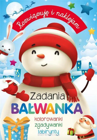 Rozwiązuję i naklejam. Zadania Bałwanka [KSIĄŻKA]