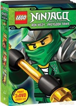 LEGO Ninjago Rok węży część 4+5+6 [BOX] [3DVD]