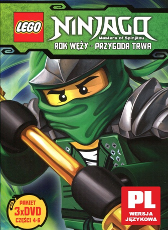 LEGO Ninjago Rok węży część 4+5+6 [BOX] [3DVD]