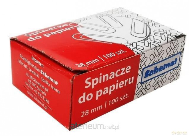 Spinacze do papieru 28mm (100 szt*10)