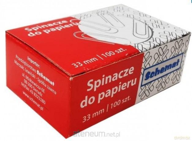 Spinacze do papieru 33mm (100 szt*10)