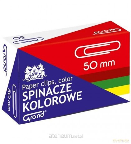 Spinacze kolor 50mm 50 szt