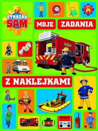 Strażak Sam. Moje zadania z naklejkami [KSIĄŻKA]