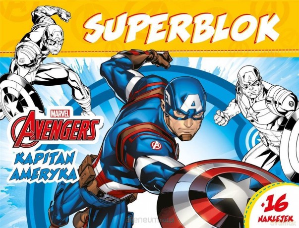 Superblok. Marvel Avengers Kapitan Ameryka [KSIĄŻKA]