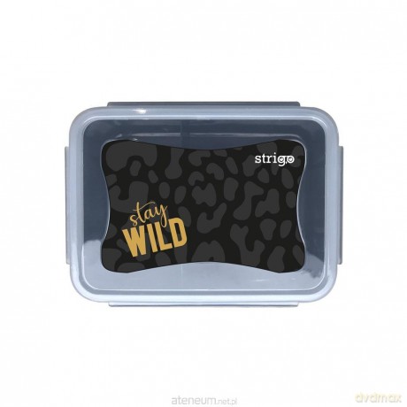 Śniadaniówka Stay Wild czarna