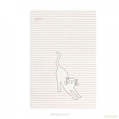 Średni Zeszyt - Stay Pawsitive (Pink)