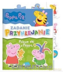 Świnka Peppa. Zadanie przyklejanie. Pobaw się z... [KSIĄŻKA]