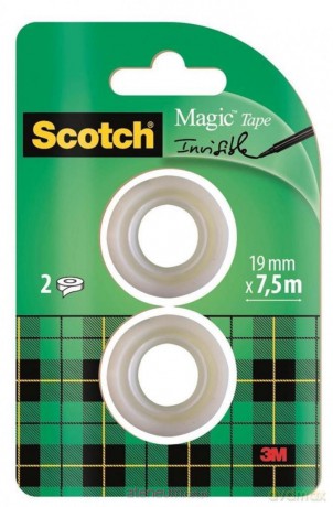Taśma biurowa Scotch Magic 19mm (2 szt)