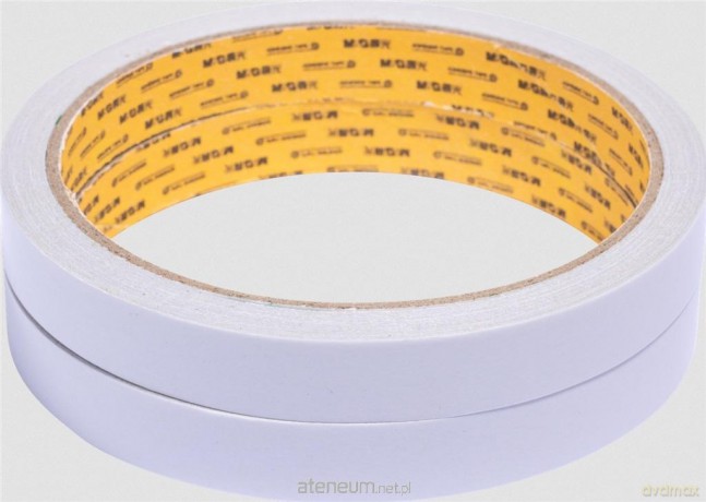 Taśma klejąca dwustronna Tissue 12mmx10y 2 szt