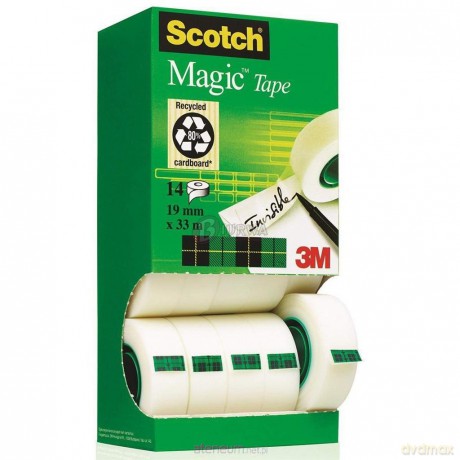 Taśma klejąca matowa Scotch Magic 19mm (14 szt)