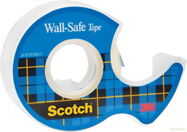 Taśma klejąca Scotch Wall-Safe 19mm