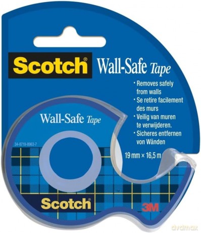 Taśma klejąca Scotch Wall-Safe 19mm