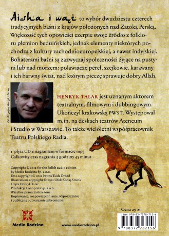 Baśnie arabskie. Aisha i wąż. (digipack) [AUDIOBOOK] [CD]