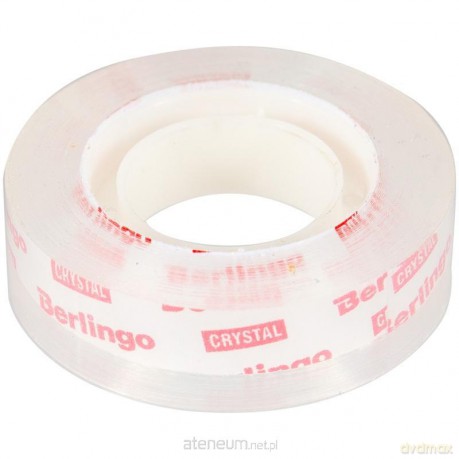 Taśma samoprzylepna 12mmx33m Cristal 12 szt