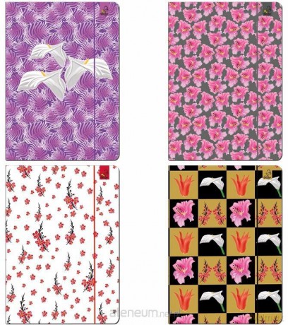 Teczka A4 z gumką Flowers TFLA4