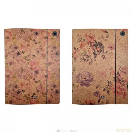 Teczka A4 z gumką Misty Flowers (10 szt)