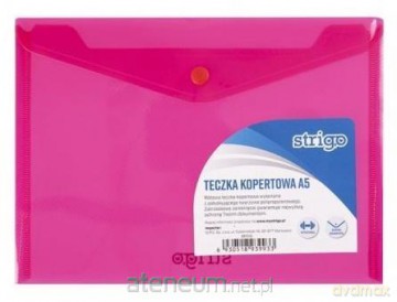 Teczka kopertowa A5 różowa