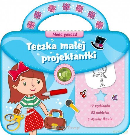 Teczka małej projektantki 2. Moda gwiazd [KSIĄŻKA]