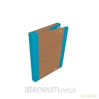 Teczka na rzepy A4/3cm niebieska