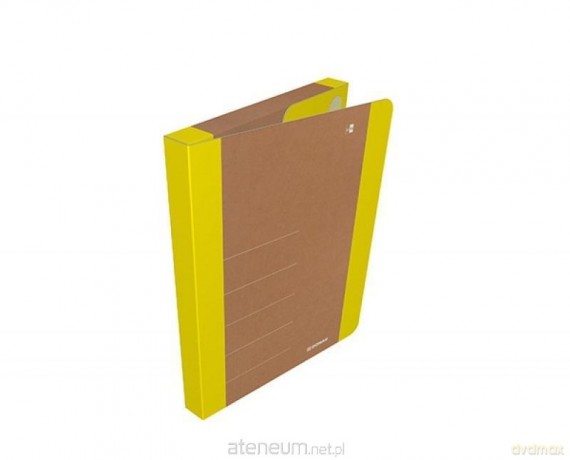 Teczka na rzepy A4/3cm żółta