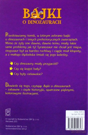 Bajki o dinozaurach - Safarzyńska Elżbieta [KSIĄŻKA]