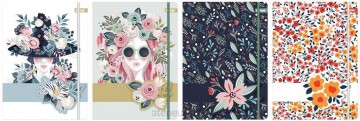 Teczka z gumką A4 Flower